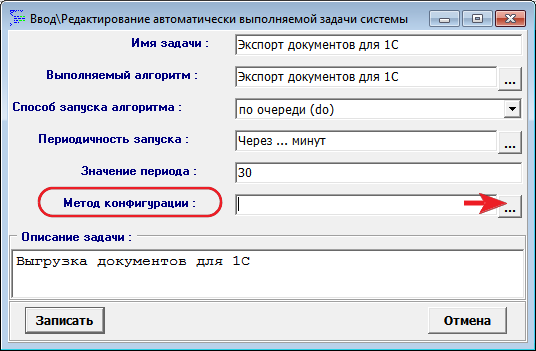 Метод конфигурации