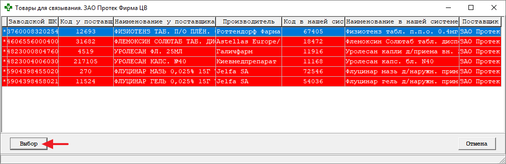 Товары для связывания