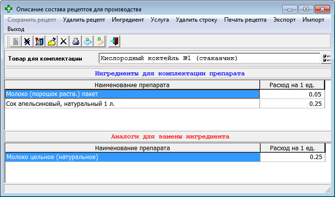 Прописи для производства