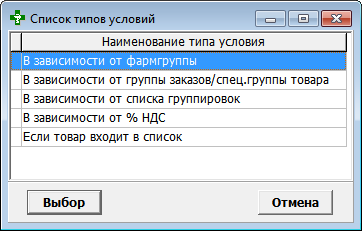 Вид списка